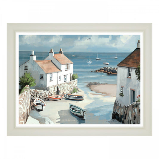 Calm Cove Framed Canvas