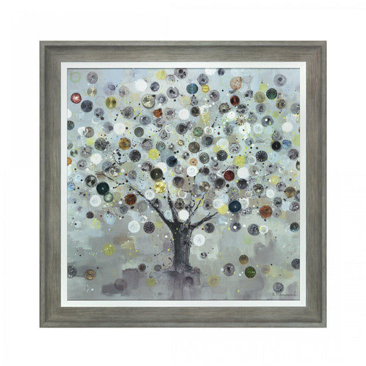 Watch Tree Small Framed Canvas