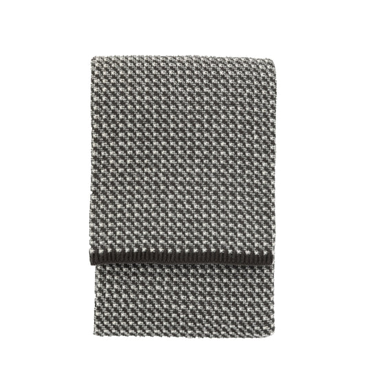 Cross Knit Throw Grey