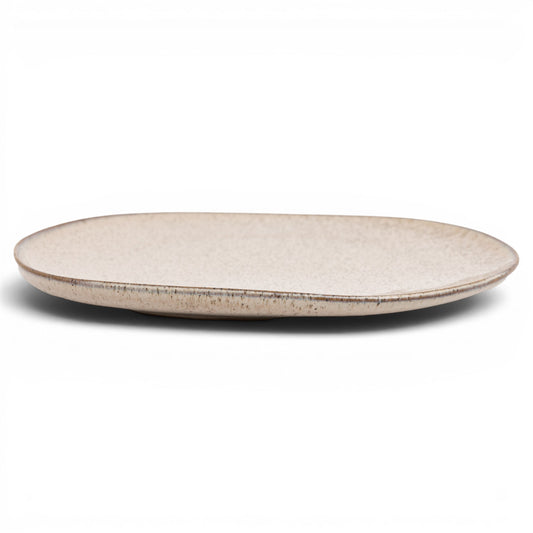 Speckle Glaze Dinner Plate Oatmeal 4pk