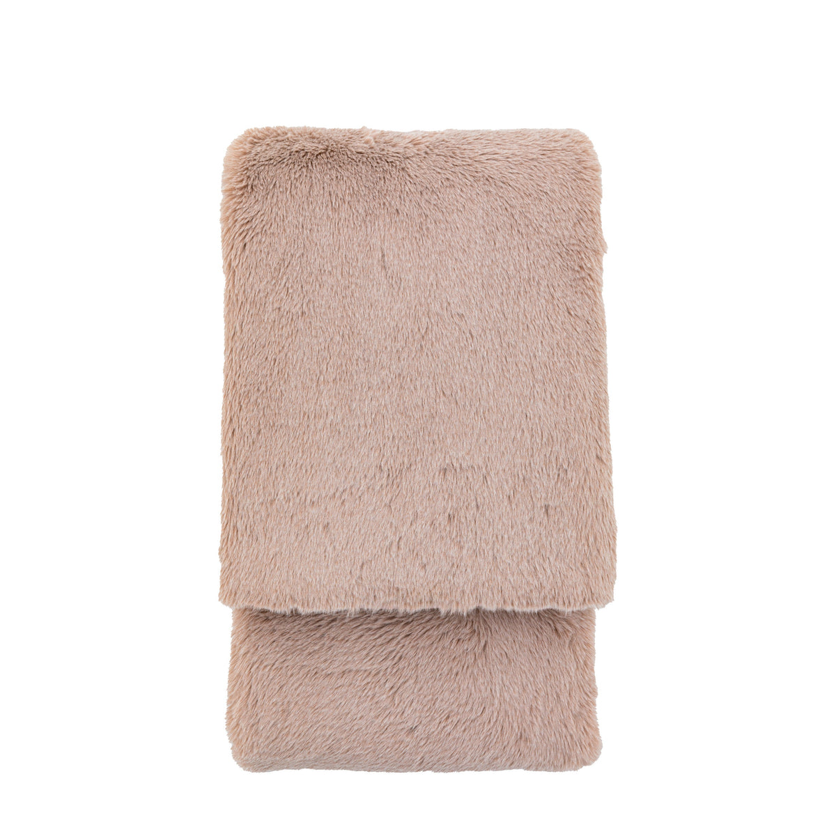 Juniper Faux Fur Throw Mauve Large