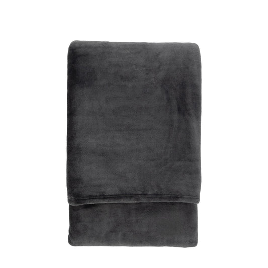 Simply Green Recycled Throw Charcoal