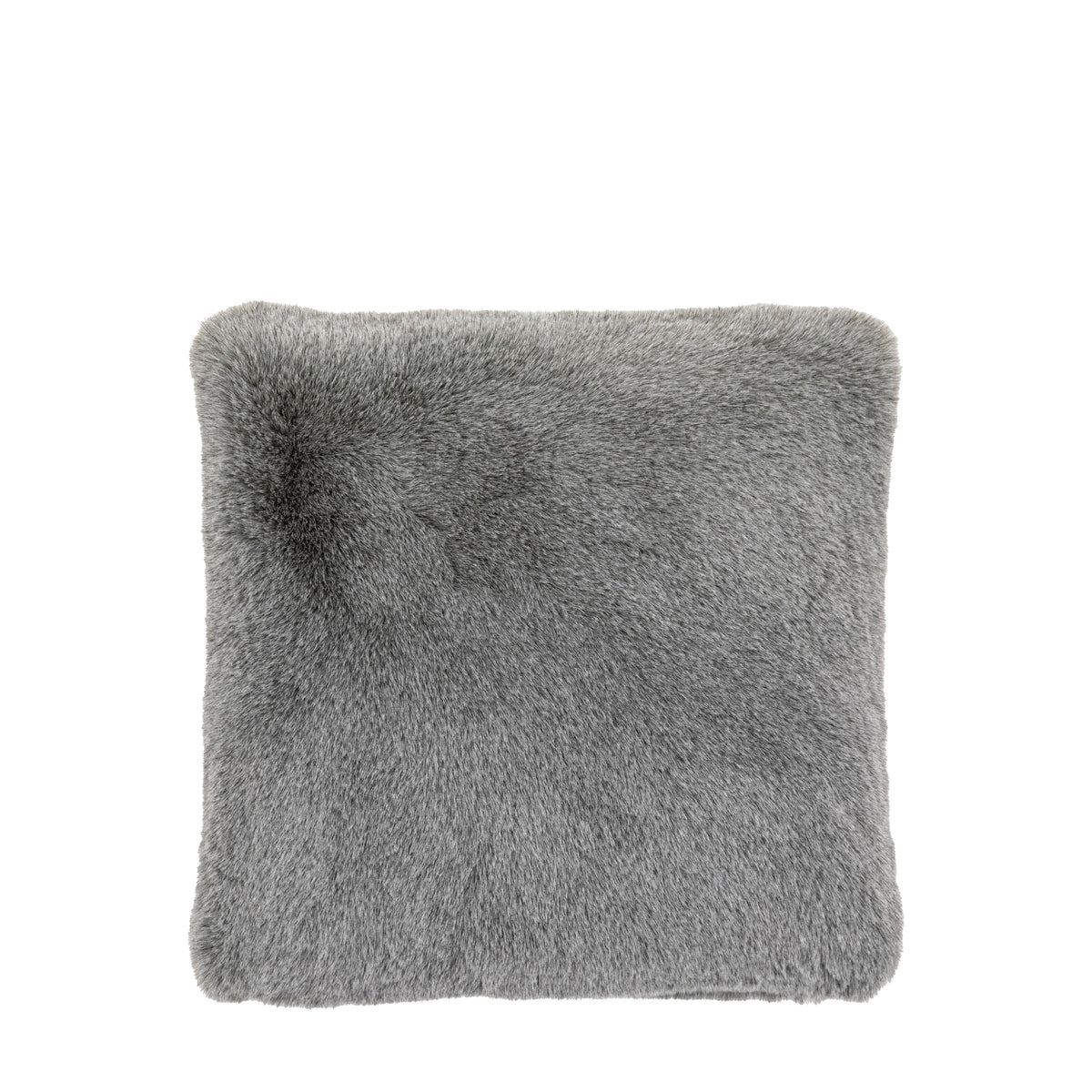 Roscose Faux Fur Cushion Grey Square