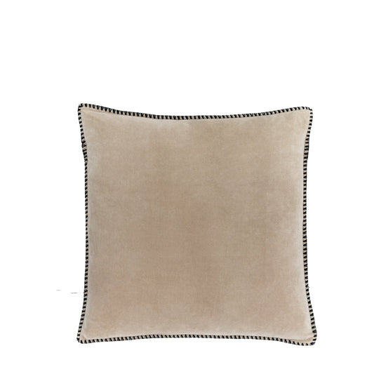 Nico Velvet Cushion Taupe