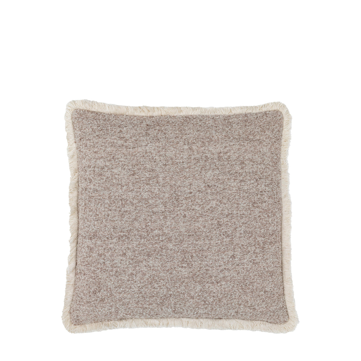 Woodleigh Fringe Cushion Stone