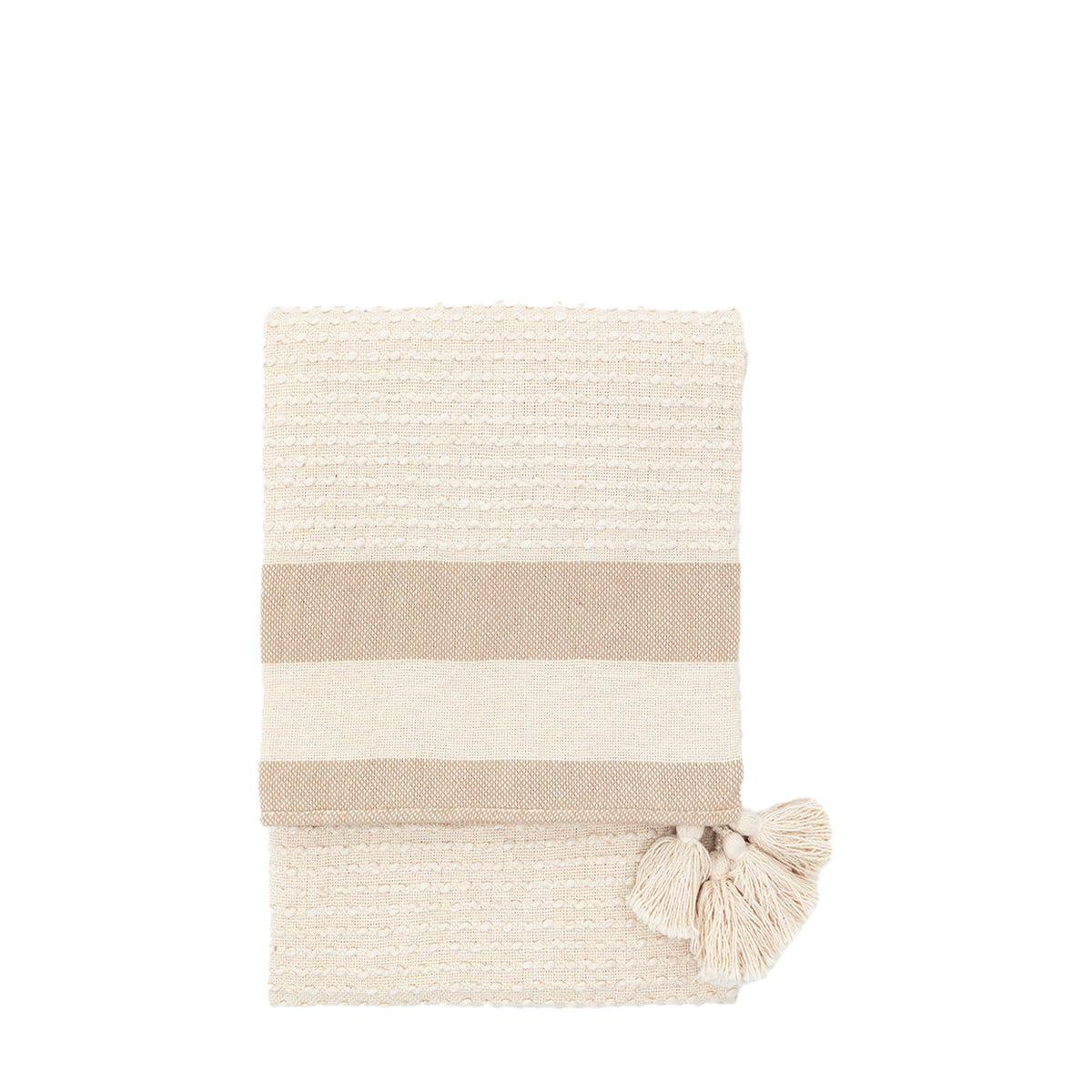 Arya Textured Stripe Throw