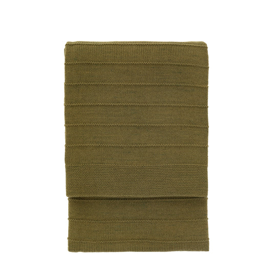 Florence Knit Throw Olive