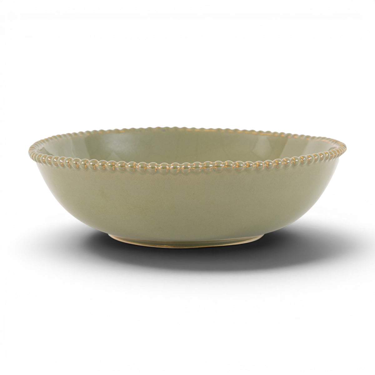 Organic Beaded Pasta Bowl Olive 4pk