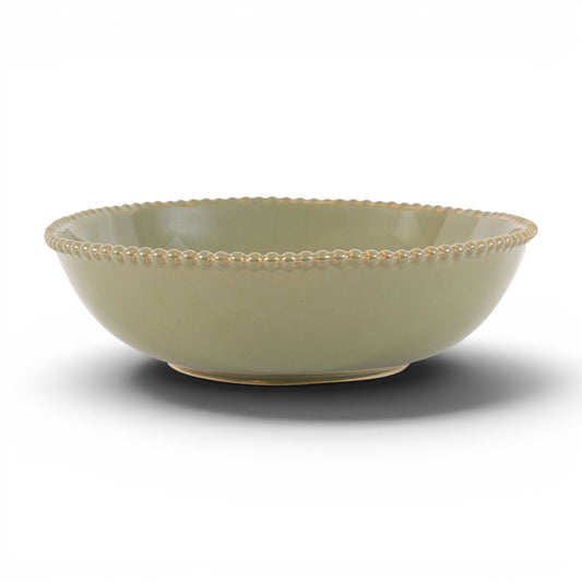Organic Beaded Pasta Bowl Olive 4pk