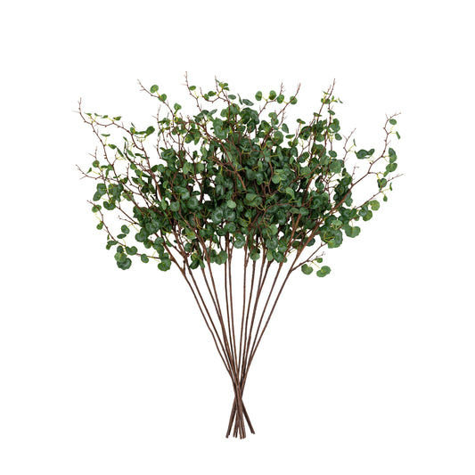 Faux Stem Twig Foliage Green - 12 pack