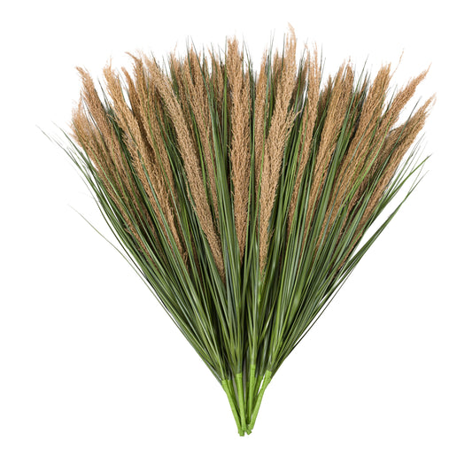Faux Grass with Feather Seed - 12 pack