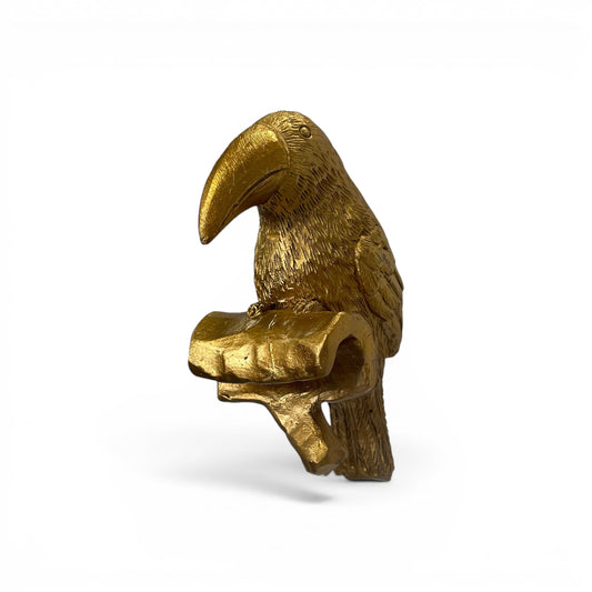 Grayson Toucan Pot Hanger Gold - 2 Pack