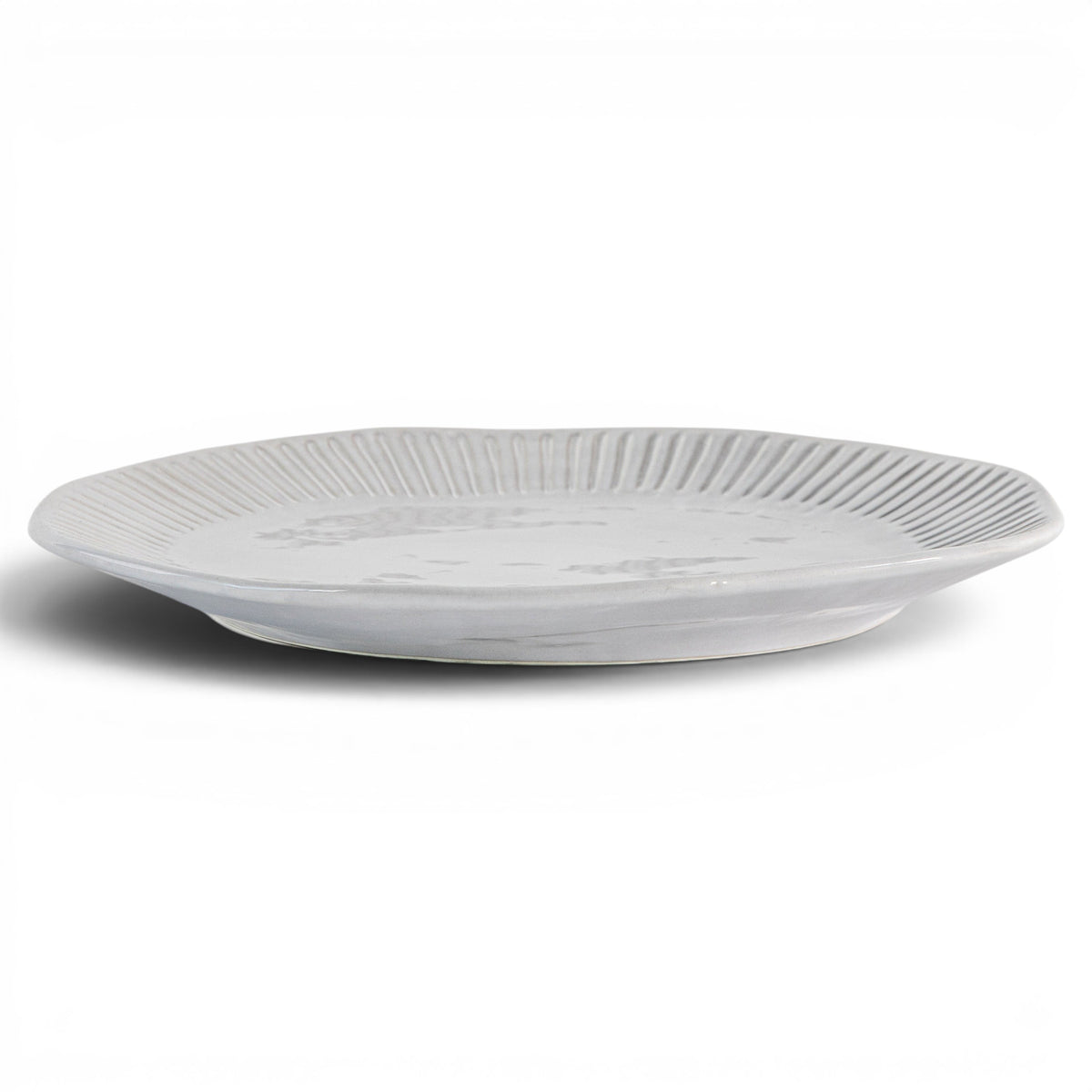 Organic Ridged Dinner Plate (4pk)