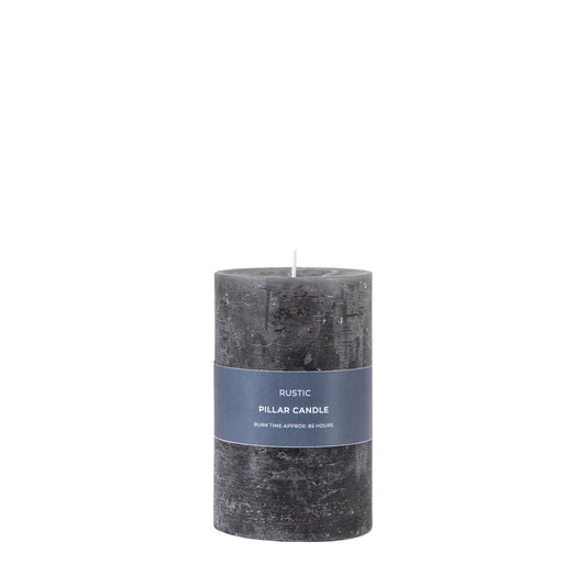 Pillar Candle Rustic Slate Small