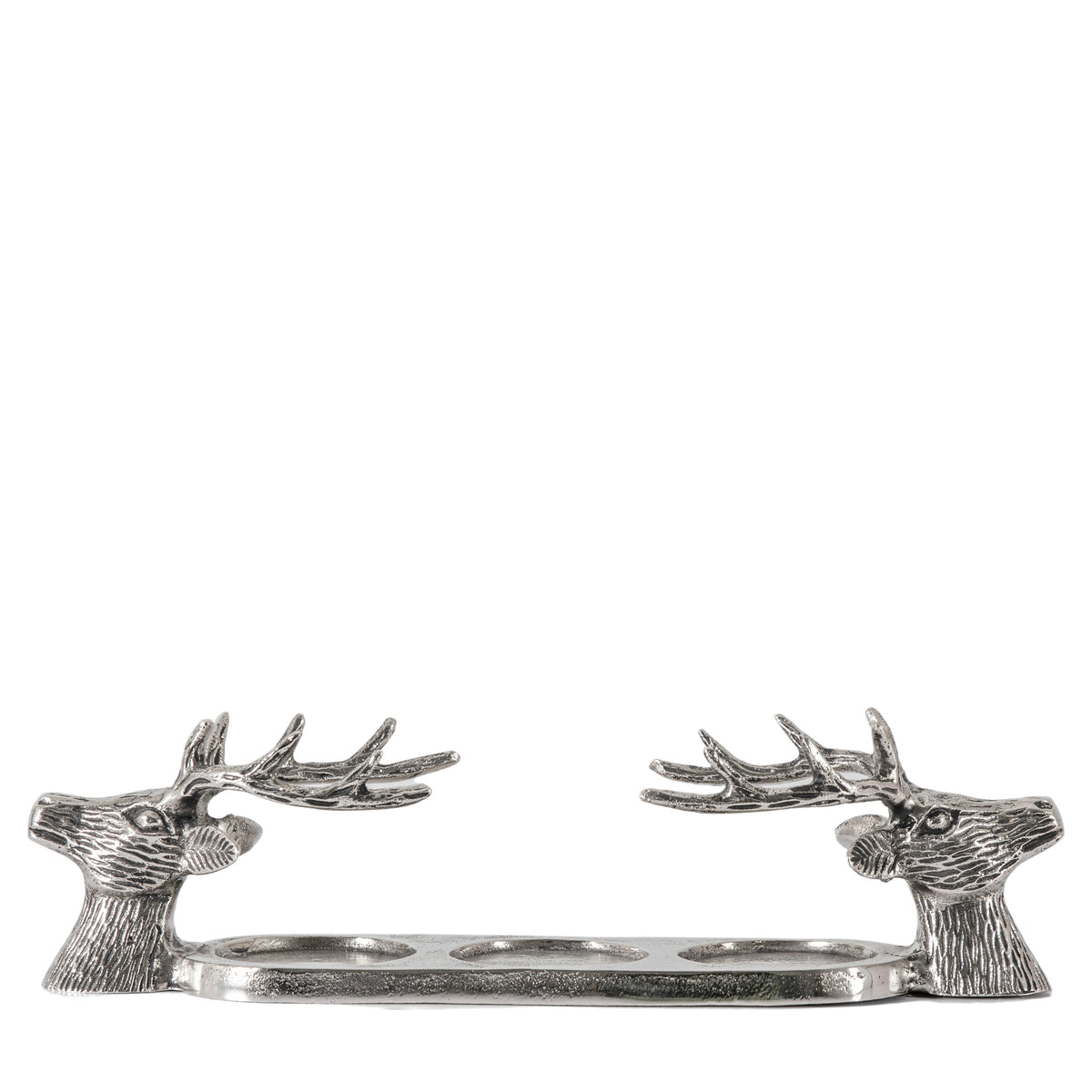 Stag Candleholder x3 Aluminium