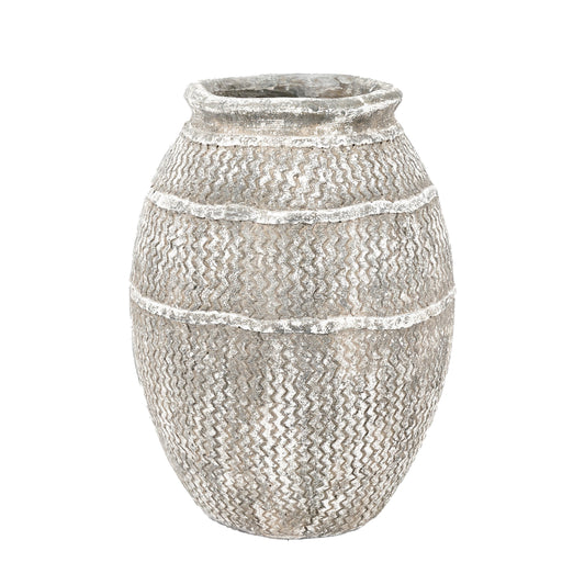 Zante Vase Small Antique Grey Small
