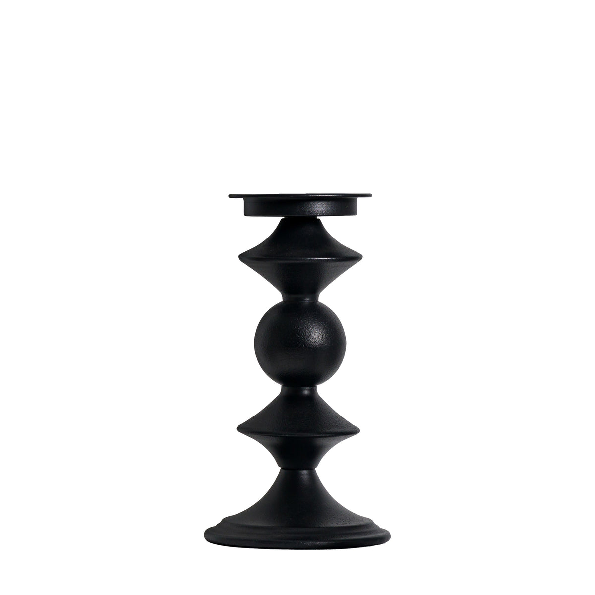 Sutton Pillar Holder Black Small