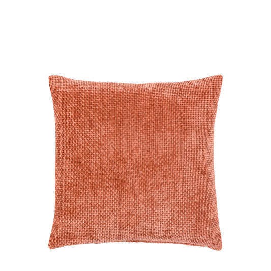 Basketweave Cushion Rust 2pk