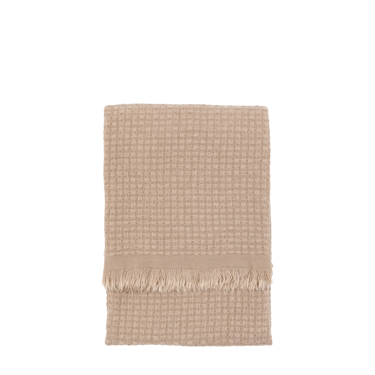 Soft Touch Waffle Throw Natural