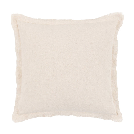 Linen Look Cushion Cream 2pk