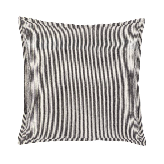Windsor Woven Stripe Cushion Ink Blue