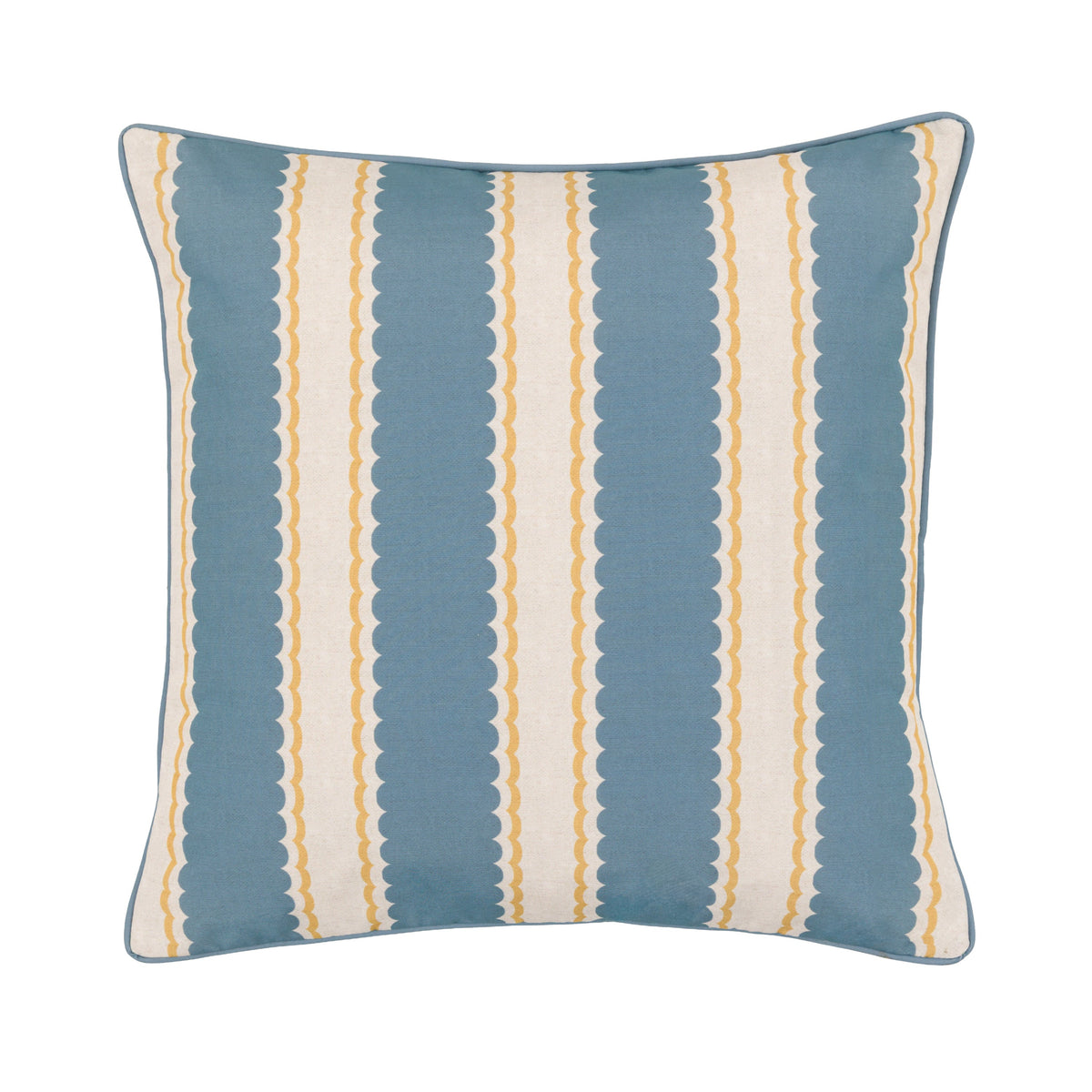Calivana Cushion Blue and Ochre