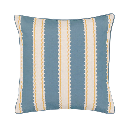 Calivana Cushion Blue and Ochre