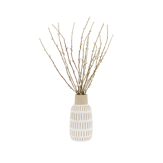 Faux Willow Stems Vase Arrangement