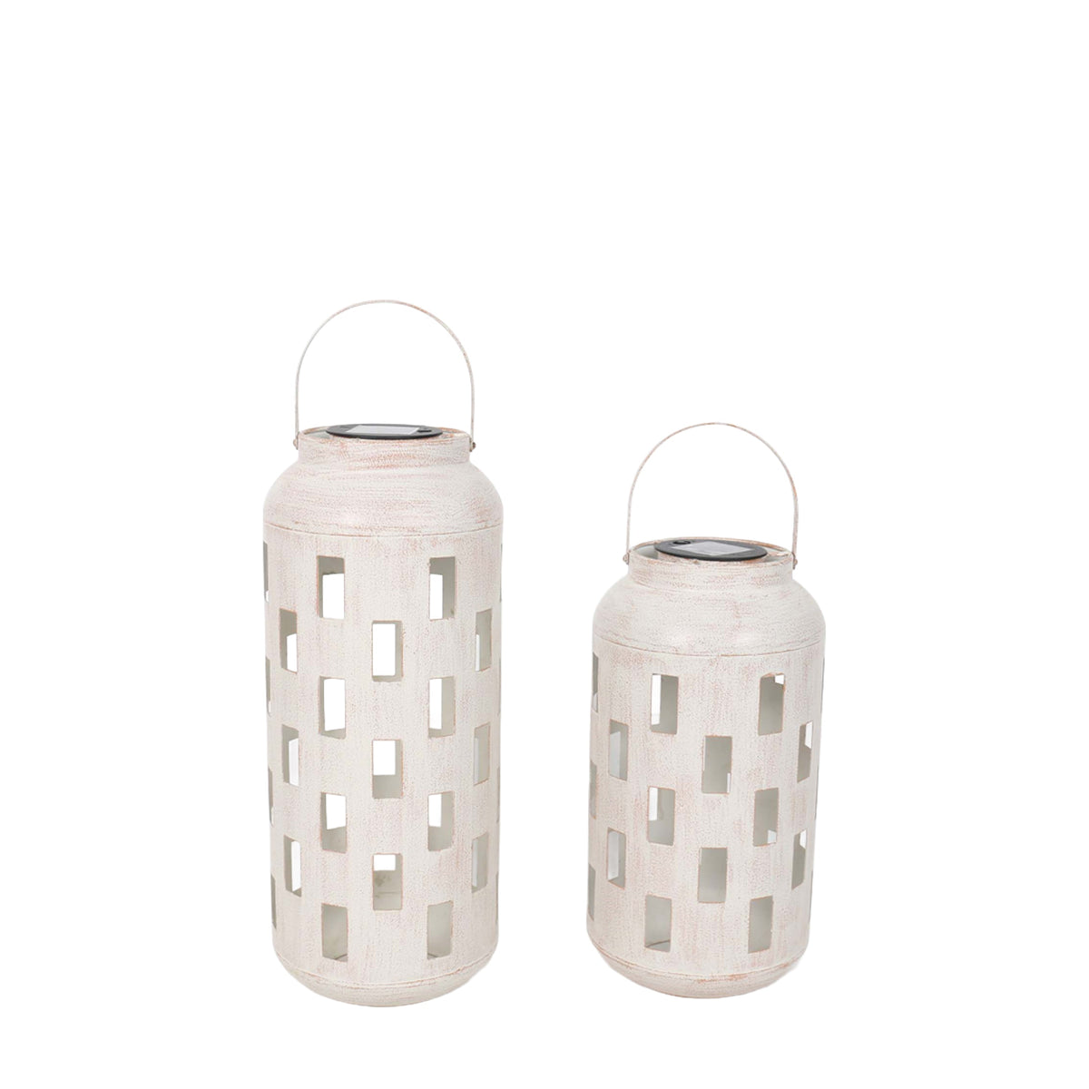 Oliva Solar Lantern White Set of 2