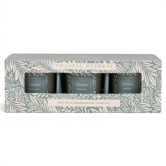 Coastal Retreat Candles Set of 3
