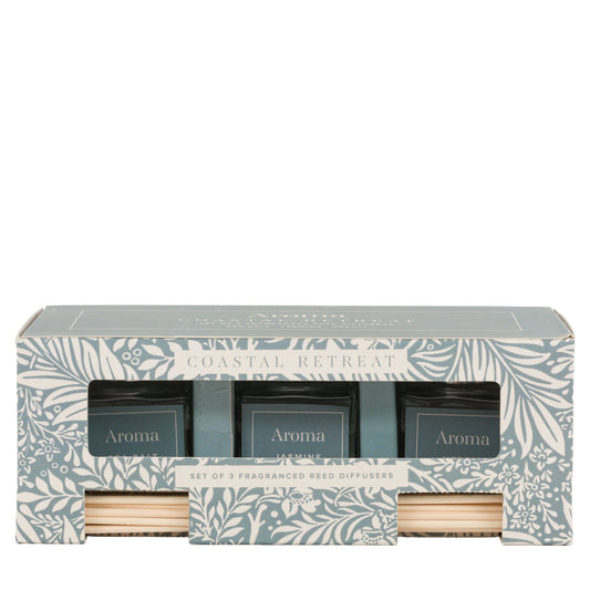 Coastal Retreat Reed Diffusers Set of 3