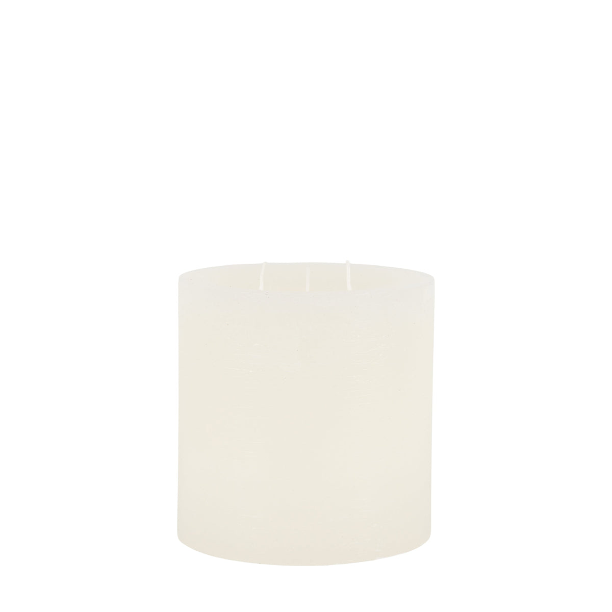 Pillar Candle Rustic White
