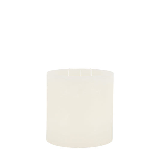 Pillar Candle Rustic White