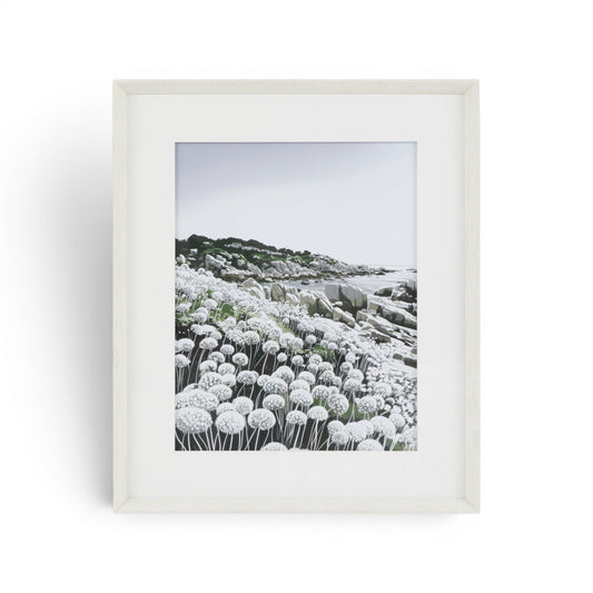 Waves and Wild Flowers I Framed Art