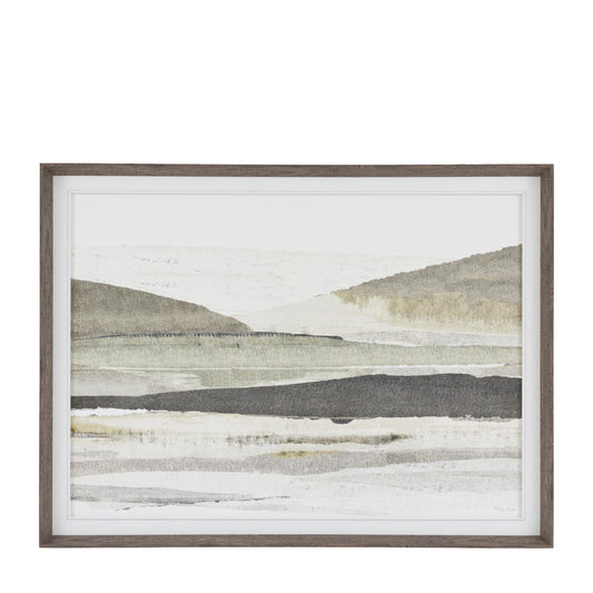 Morning Mirage Framed Canvas