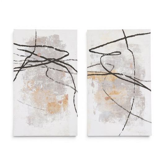 Tangle Canvas Set of 2