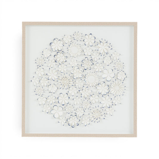 Unfurling Petals Framed Art