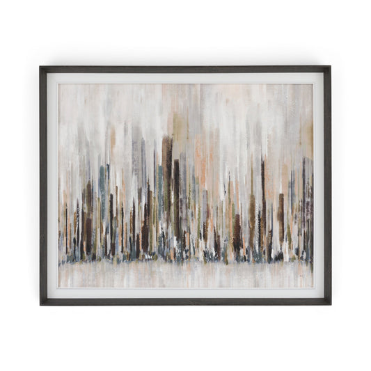 Urban Silence Framed Canvas