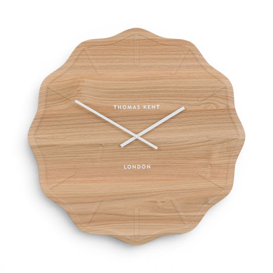 Harley Wall Clock Light Cedar