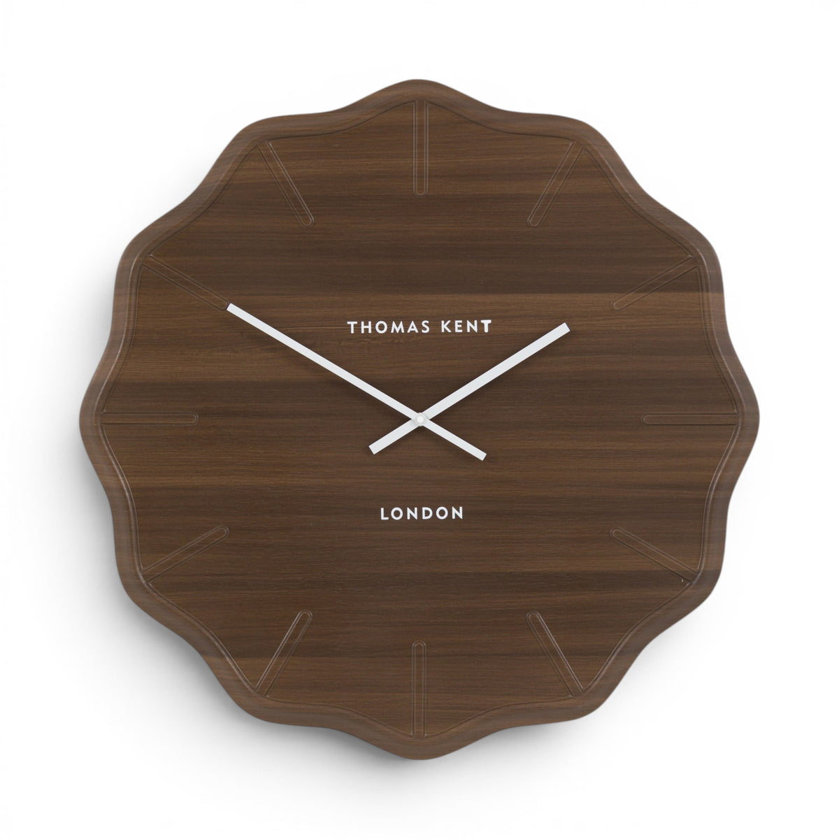 Harley Wall Clock Dark Cedar
