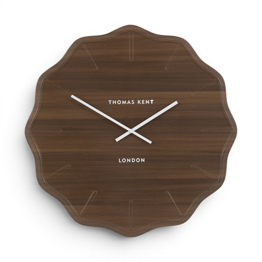 Harley Wall Clock Dark Cedar