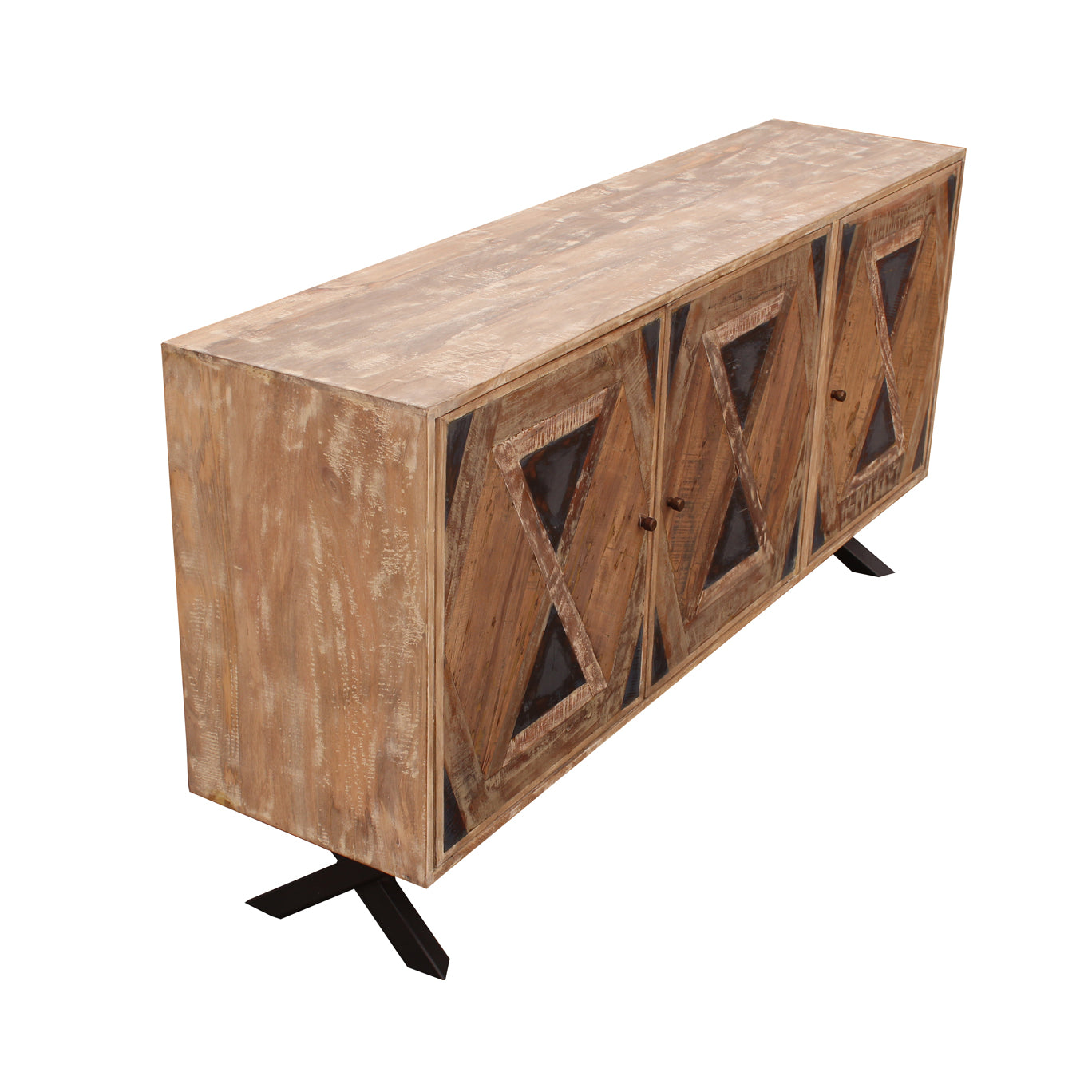 Accentra Geometric 3 Door Sideboard - Pieces For Places
