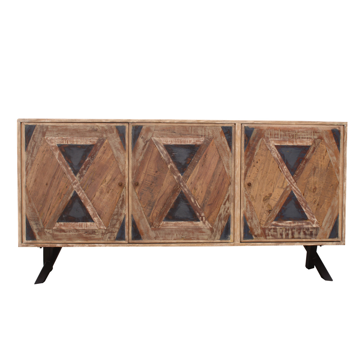 Accentra Geometric 3 Door Sideboard - Pieces For Places