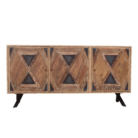 Accentra Geometric 3 Door Sideboard - Pieces For Places