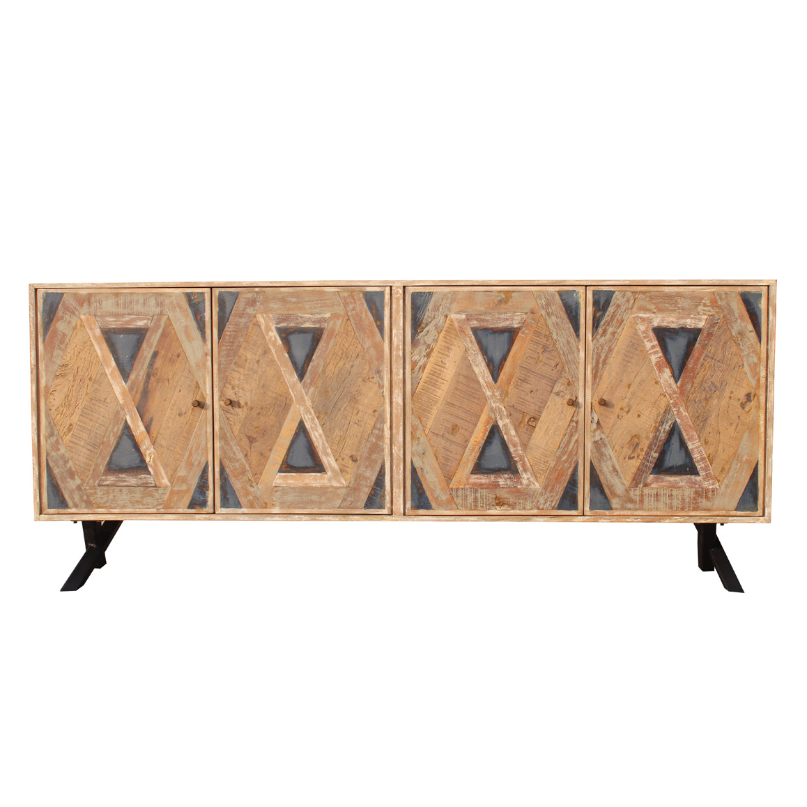 Accentra Geometric 4 Door Sideboard - Pieces For Places