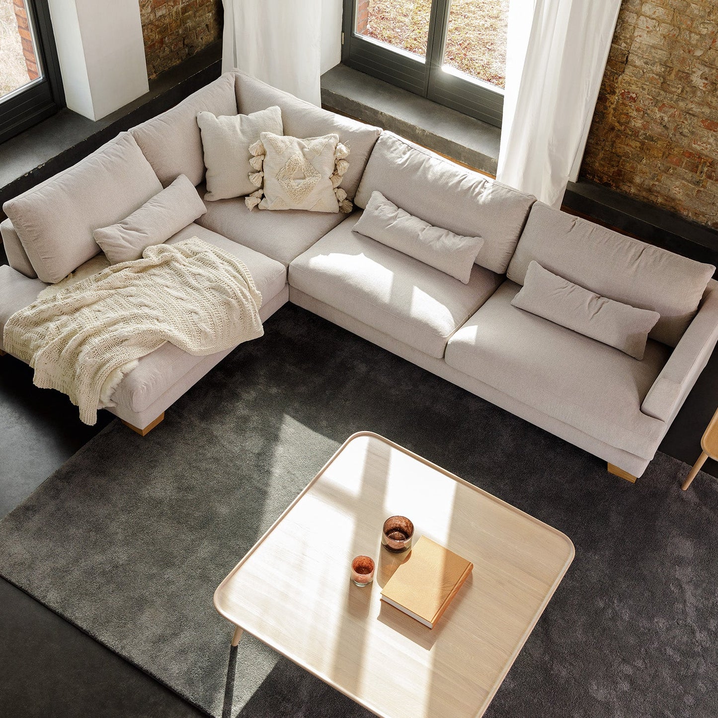 Brandon Set 3 Chaise Sofa - Pieces For Places