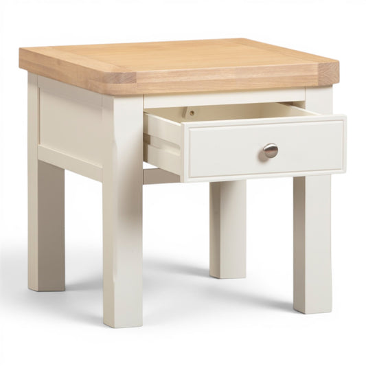 Chester Off-White Lamp Table