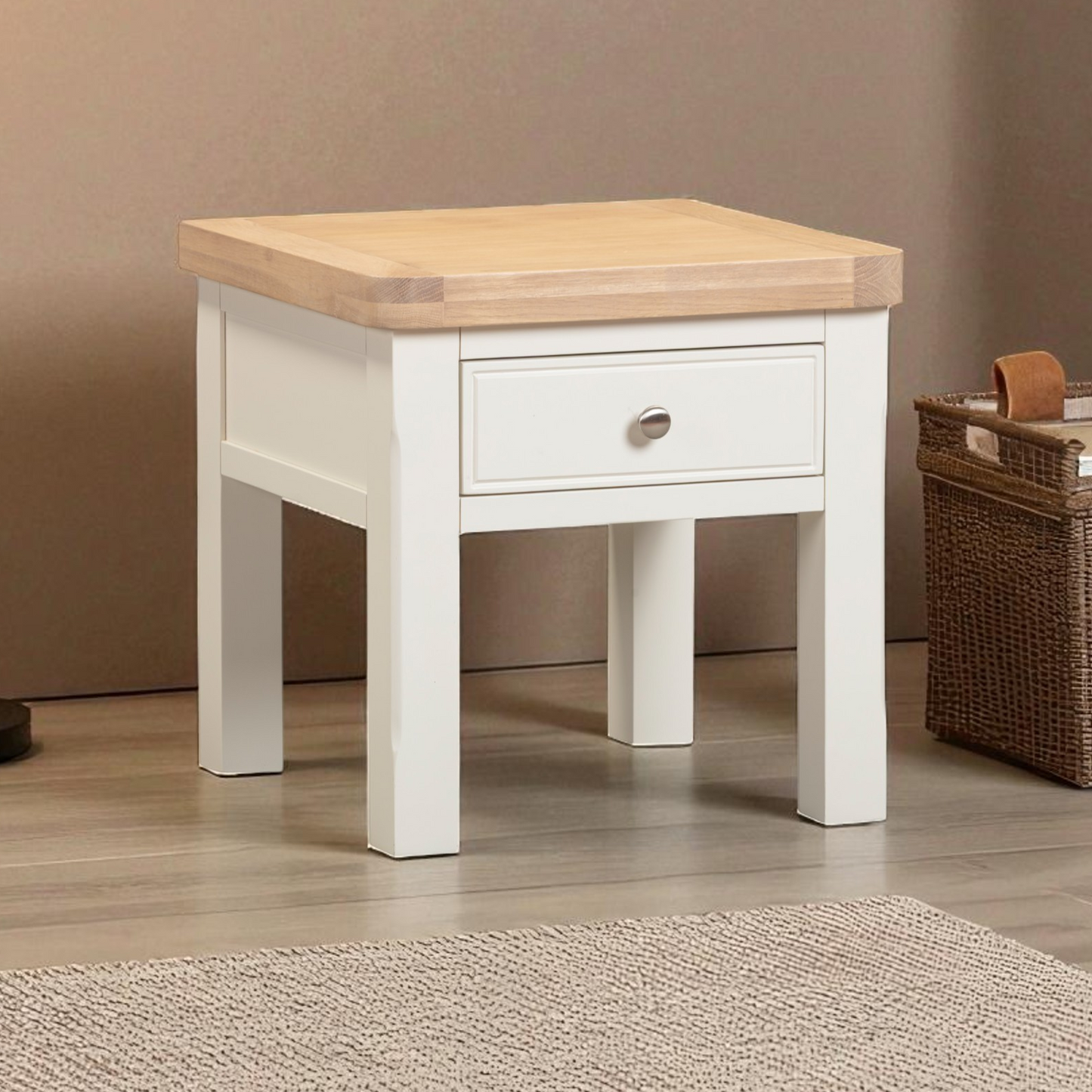 Chester Off-White Lamp Table