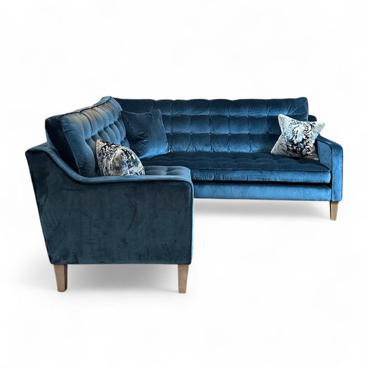 Clapham Corner Sofa - Indra Prussian | Ex Display