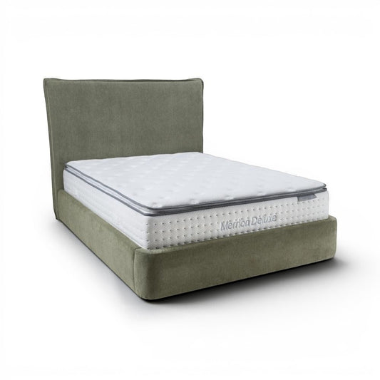 Elda Storage Ottoman Bed Frame - Green